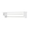 Alaterre Furniture Dover Over Toilet Organizer with Open Shelving, Bathroom Shelf with 2 Towel Rods ANDO724WH - alternate 4